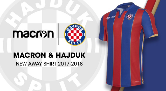 The new away & third shirts of Hajduk Split by Macron!