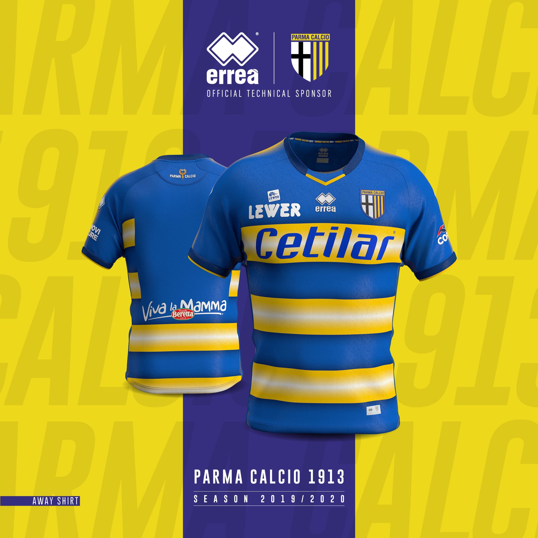 Afhankelijk vragenlijst geluk The 2019/20 away shirt for Parma Calcio 1913 is unveiled!