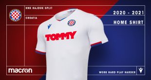 A new high-performance 'home' shirt with a green soul for Hajduk Split