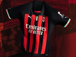 PUMA release 2023-24 AC Milan home kit