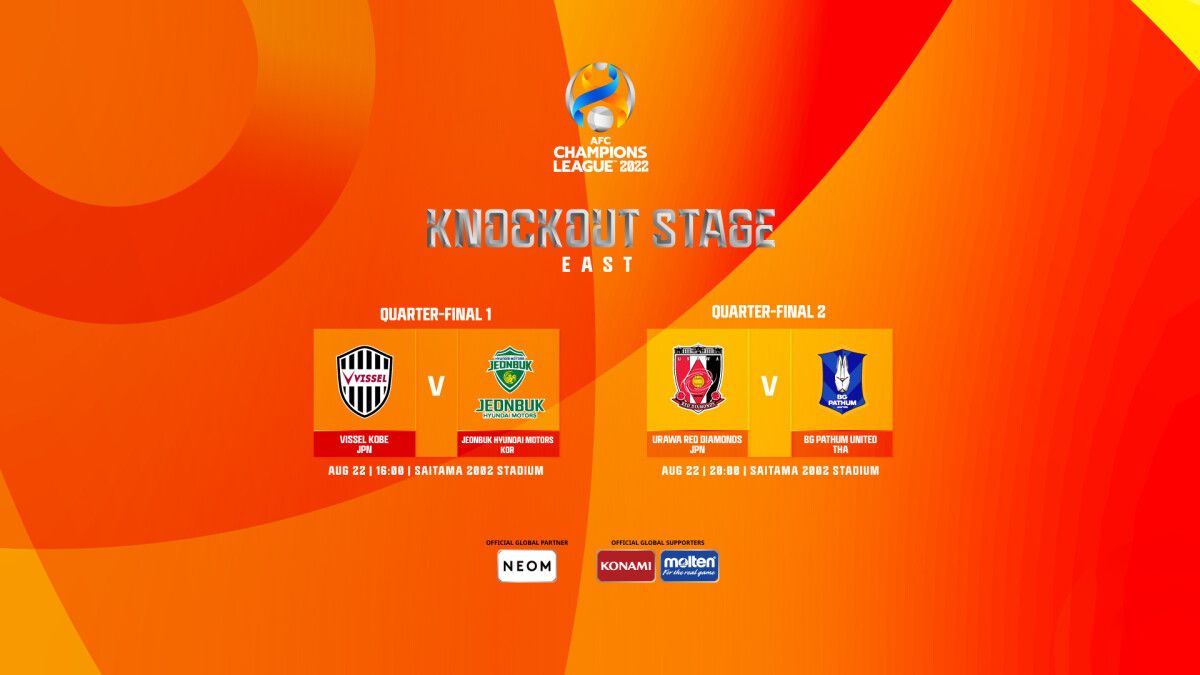 AFC Champions League 2022 Knockout Stage Draw (East) finalised!