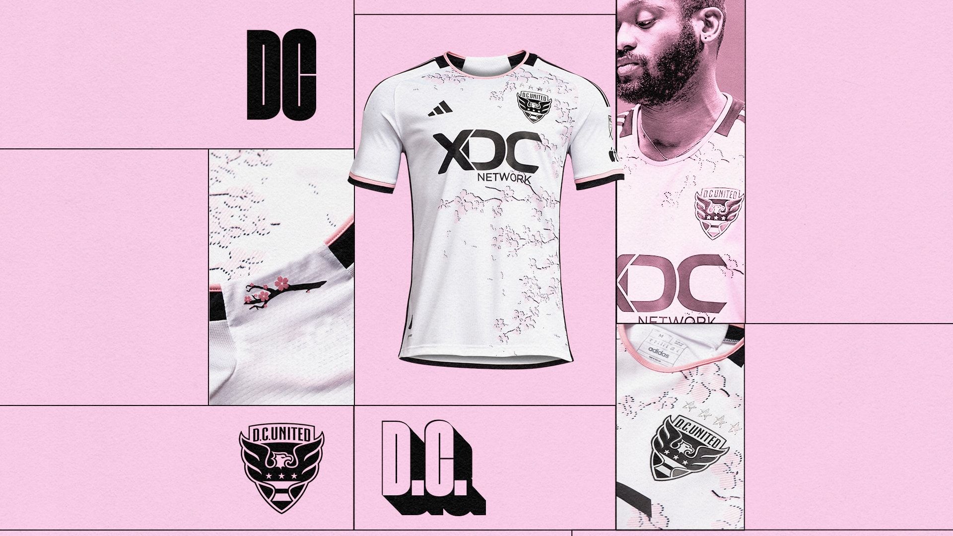 adidas & DC United unveil 2023 The Cherry Blossom Kit!