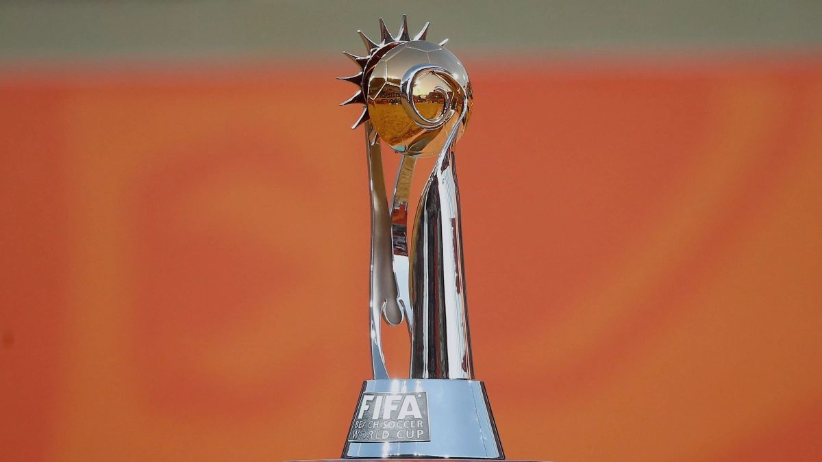 UAFA unveils the new trophy for 2023 Arab Club Champions Cup : r/soccer